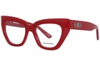 Balenciaga BB0238O 003 Eyeglasses Frame Women's Red Full Rim Cat 50MM New. Price: $239.95.