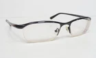 Nike Titanium 6037 001 Eyeglasses Frame Only 53 17 135 Black Half Rim Pre-owned. Price: $59.00.