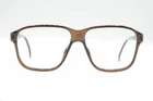 Vintage Terri Brogan 8632 10 Brown Square Glasses Eyeglass Frame Nos New. Price: $56.50.