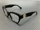 Gucci GG1424O 005 Black Women's Medium 54 Mm Eyeglasses New. Price: $222.40.