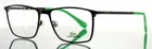 Lacoste L2223 001 Black Green Mens Rectangle Full Rim Eyeglasses 54-17-145 B:39 New. Price: $49.99.