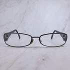Gucci Gg 2811 Black Rectangular Eyeglasses Rhinestone Interlocking Logo Italy Pre-owned. Price: $179.99.