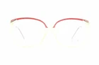 Vintage Saphira 4150 Optyl Red Orange Oval Frame Eyeglasses Nos New. Price: $36.23.