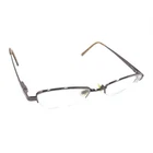 Coach Kian 219 Coffee Brown Oval Half Rim Eyeglasses Frames 47-18 135 Hearts Pre-owned. Price: $39.99.