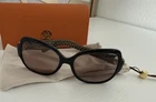 Tory Burch TY7059 1145/11 Black Silver Logo Sunglasses Frames W/ Case & Cloth Pre-owned. Price: $59.40.