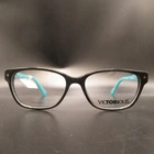 Victorious V422 Girls Black Blue Striped Eyeglass Frames 50-15-135 New. Price: $20.63.