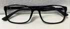 Ultem Blep Wynter U8058 Black Rectangular Eyeglass Frames Only 51 17 140 Pre-owned. Price: $44.96.