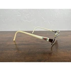 Gucci Gg 2715 Gunmetal Ivory Rectangular Eyeglass Frames Made In Italy 130MM Pre-owned. Price: $95.00.