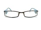 Michael Kors Brown Rectangular Glasses Teal Blue Temples MK423 033 49 18 135 Pre-owned. Price: $54.00.