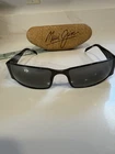 Maui Jim Nalu Mj 122-02 Gunmetal Black W/ Grey Polarized Sunglasses New. Price: $190.00.