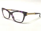 New Women's Versace Mod VE3214 5152 Eyeglasses Frames Purple Tortoise 52/16 140. Price: $289.99.
