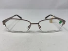 Liz Claiborne L611 01B8 52-17-130 Rose Gold Metal Half Rim Eyeglasses Frame YF45 New. Price: $59.40.