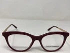 Dolce & Gabbana Eyeglasses Frame DG3316 3219 50-18-140 Burgundy Sparkle/gold A80 New. Price: $146.20.