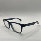 Ray-ban RB7025 5719 Transparent Grey/blue Eyeglasses 55-17-145 Men's Frames Only Pre-owned. Price: $49.98.