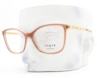 Vogue Eyeglasses 5334 2847 Crystal Pink Brown Pale Gold 54MM W/case New. Price: $68.50.