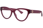 Gucci GG1581O 003 Eyeglasses Women's Fuchsia Full Rim Oval Shape 55-MM New. Price: $149.95.