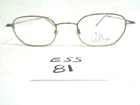 New Bliss By Kenmark Eyeglasses 35 Ag Antique Gold Oval (ESS-81). Price: $35.00.