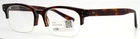 Jins MCN-15S-U076C 86 Havana Mens Rectangle Half Rim Eyeglasses 52-19-151 B:36 New. Price: $34.99.
