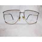 Tura Vintage Oversized Geometric Eyeglass Frames Gold Burgundy MOD-425 Japan Pre-owned. Price: $23.03.