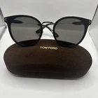 Tom Ford FT1244 01A Injected Shiny Black Smoke 54 Mm Women's Sunglasses New. Price: $175.95.