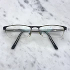 Ray Ban Rb 6066 2503 Black Metal Half Rim Eyeglasses Frames Only 52-17-140 Pre-owned. Price: $21.99.