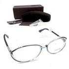 Tom Ford Eyeglasses Blue Gradient Oval Frames Acetate TF5212 Size 55-16-130 New. Price: $199.00.