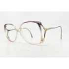 Tura Mod 540 Sro 52-15 Oversized Eyeglasses Frames Women Clear Purple Metal Pre-owned. Price: $31.99.