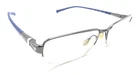Nike 6051 060 Titanium Black Blue Half Rim Eyeglasses Frames 54-15 145 Designer Pre-owned. Price: $74.99.
