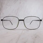 Capri PT56 Gunmetal Rectangular Eyeglass Frames 55-16-145 Womens Eyewear Pre-owned. Price: $35.99.