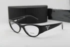 New Prada Vpr 06Z 11F-1O1 Black Red Marble Authentic Eyeglasses 52-17. Price: $228.78.