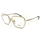 Prada Eyeglasses Frames VPRC51-D 7OE-1O1 Shiny Gold Tortoise Asian Fit 52-17-145 New. Price: $249.99.