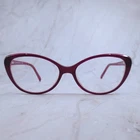 Emilio Pucci EP5031-3 071 Burgundy Red Paisley Cat Eyeglass Frames 52-15-140 Pre-owned. Price: $74.99.
