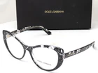 Dolce & Gabbana DG3285 3152 Black Lace Women's Eyeglasses Frames 54-17-140 New. Price: $149.95.