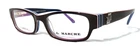 Marche New H-8001 Eyewear 48-16-135 Brown Layered Acetate Eyeglass Frame. Price: $24.99.