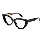 Gucci GG1530O 001 Eyeglasses Shiny Black Frame 52MM 52/17 145 Nwt Demo New. Price: $250.00.