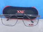 New Men's Xxl Eyeglass Frame Dynamo Silver Metal 60-18-155. Price: $69.95.