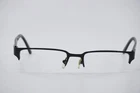 Versace Eyeglasses 1184 1261 53-18-140 Black Half Rim Frames Only Pre-owned. Price: $39.99.