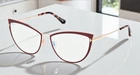 Tom Ford FT5877 069 Metal Shiny Bordeaux 56 Mm Women's Eyeglasses New. Price: $169.00.