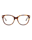 Chlo Womens Cat Havana Gold Transparent Fashion Designer Eyewear Pre-owned. Price: $139.99.