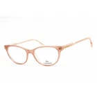 Lacoste Women's Eyeglasses Opaline Rose Cat Shape Frame Clear Lens L2850 662 New. Price: $40.00.