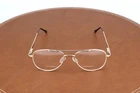 Modern Optical Hunter Gold Aviator Eyeglasses Frames 55-18-145 New. Price: $34.95.