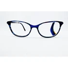 Easyclip Eyeglasses Frames Women Blue Purple Cat 51-16-135 Pre-owned. Price: $31.99.