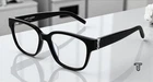 Saint Laurent Ysl M33 F 001 Square Black Silver Demo Lens 54M Women's Eyeglasses New. Price: $199.00.