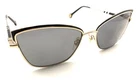 Carolina Herrera VHE195K 0301 Black Silver Cat Eye Sunglasses Frames 55-16 140 Pre-owned. Price: $69.99.