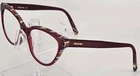 Missoni 0091 SR8 52-16-145 Burgundy Cat Eyeglasses Frame Women R7 Pre-owned. Price: $74.99.