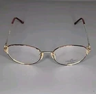 Catherine Deneuve CD-099 Demi Amber/ Yellow Gold Eyeglass Frame 52/18/138 New. Price: $39.95.