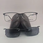 Takumi TK1216 Black Solid Metal Full Rim Eyeglass Frames 360 Hinges 59-18-145 New. Price: $45.76.