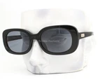 Coach Sunglasses Hc 8358U 500280 Polished Black Blue Tinted Gold Logo W/case New. Price: $95.00.