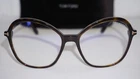 Tom Ford Eyeglasses New Tortoise Grey Blue Light FT5577-B/V 052 17 140. Price: $149.59.