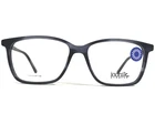 Iconik Eyeglasses Frames Mish C01 Black Blue Horn Square Rim 53-15-140 New. Price: $79.09.